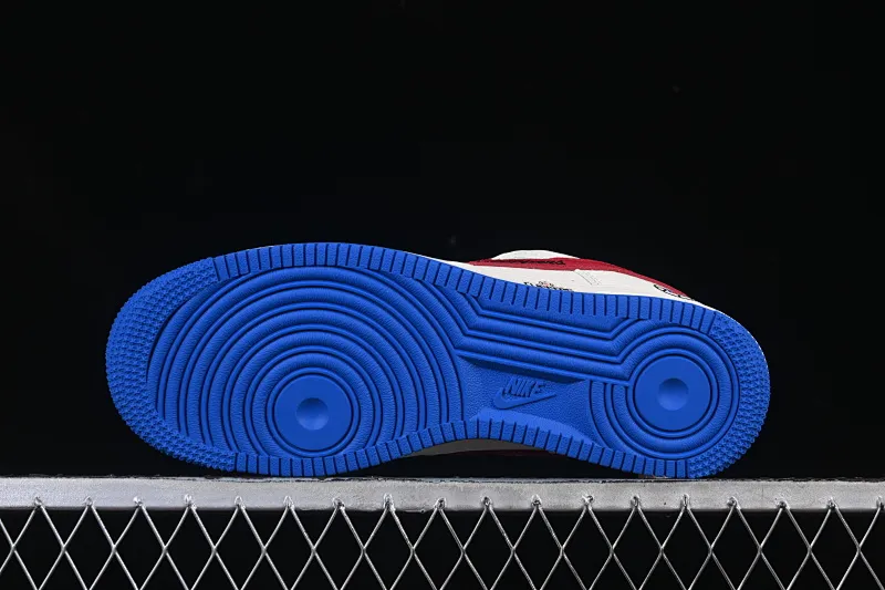 All categories Nk Air Force 1 Air Force series Nk Air Force 1 Low Air Force low-top Nike Air Force 1'07 Low NBA joint Clippers beige blue and red Air Force 1 low-top casual sneakers QW5606-274